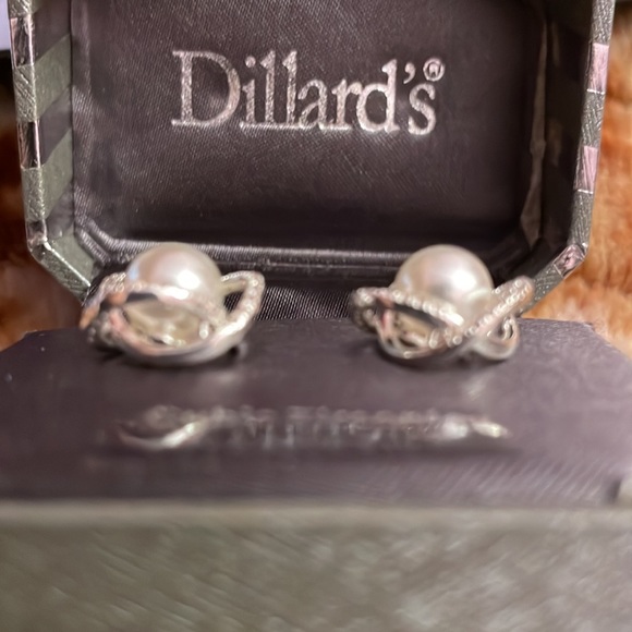 Cubic Zirconia Earrings - Picture 2 of 3